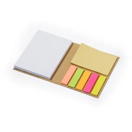 Bloc Notes Adhésif Éco-Responsable Personnalisé Oresten Matières : PU Couleurs : noir goodies publicitaire événementiel