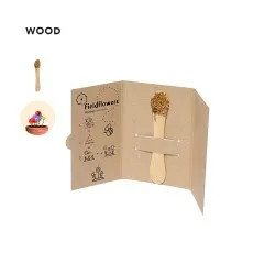 Bâton de Graines Écologique Personnalisé - Hati Couleurs : noir