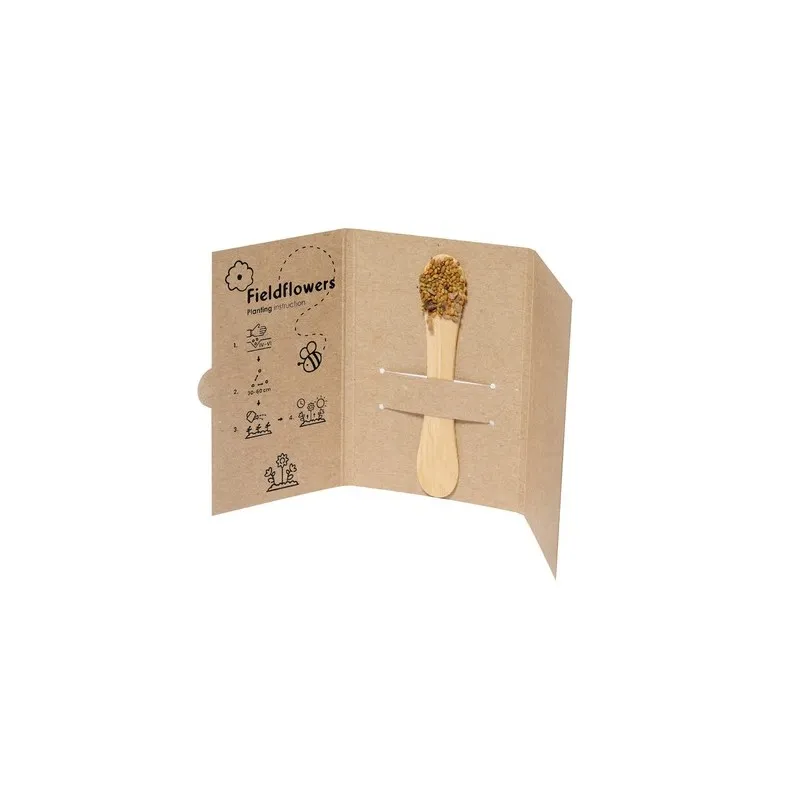 Bâton de Graines Écologique Personnalisé - Hati Couleurs : noir cadeau entreprise pas cher