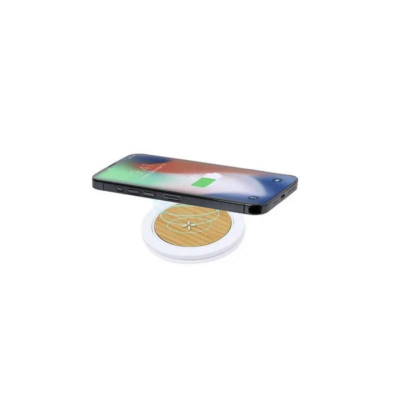 Lampe sans fil personnalisée en bambou multifonction - Linya Matières : polyester Taille textile : XL Couleurs : rouge marquage 