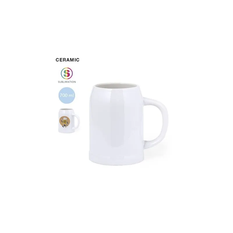 Carafe Sublimée Unique Écologique Heim Matières : polyester Taille textile : XL Couleurs : blanc personnalisable avec votre logo