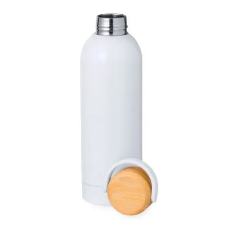 Bidon Thermique Personnalisé pour Sublimation - Jano Matières : polyester Couleurs : gris impression haute définition