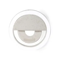 Anneau de Lumière Personnalisé LED Écologique pour Smartphone - Traxo Couleurs : blanc