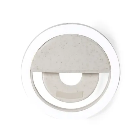 Anneau de Lumière Personnalisé LED Écologique pour Smartphone - Traxo Couleurs : blanc
