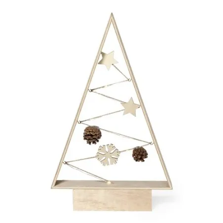 Ornement de Noël Personnalisé Chic - Allurex pas cher Couleurs : jaune objet promotionnel éco-responsable