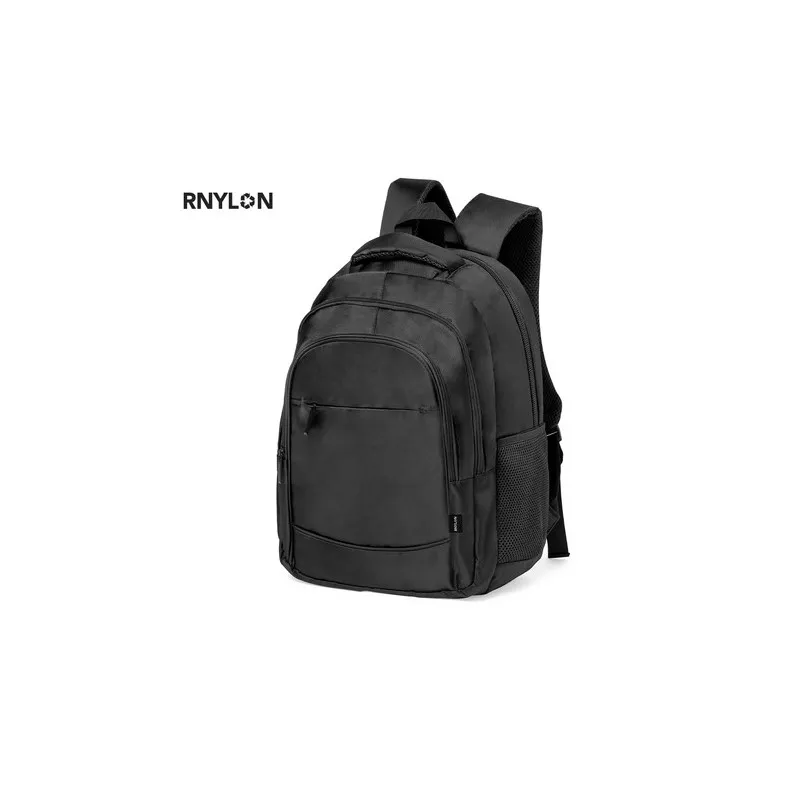 Sac à Dos Écologique Confortable Personnalisé - Luffin Matières : polyester Taille textile : M Couleurs : fuchsia fluo impressio