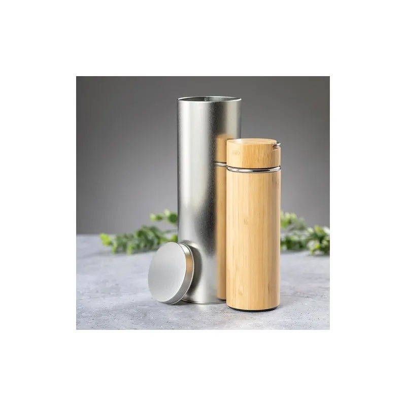 Boîte de Présentation Métal Résistant Personnalisée - Kannus Matières : polyester Taille textile : L Couleurs : blanc cadeau ent