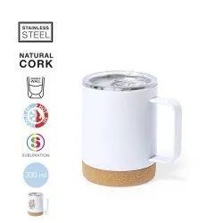 Tasse Thermique Personnalisée 330ml - Wifly Matières : polyester Taille textile : S Couleurs : jaune fluo 2