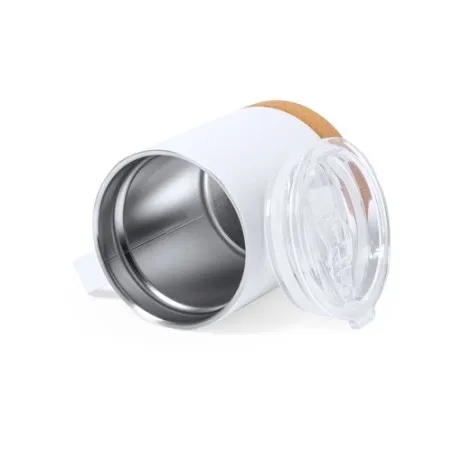 Tasse Thermique Personnalisée 330ml - Wifly Matières : polyester Taille textile : S Couleurs : jaune fluo cadeau entreprise pas 