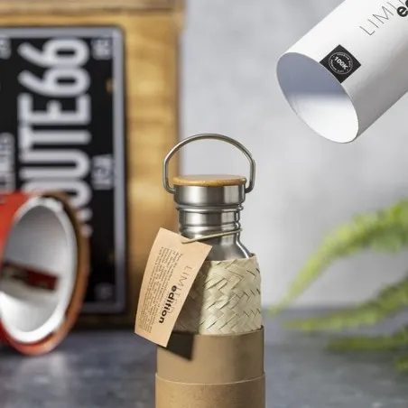 Gourde Éco-Design Personnalisée Unique Ninvux Matières : coton Couleurs : bleu impression haute définition