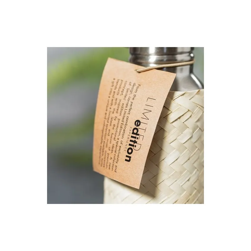 Gourde Éco-Design Personnalisée Unique Ninvux Matières : coton Couleurs : bleu objet promotionnel éco-responsable