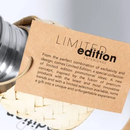 Gourde Éco-Design Personnalisée Unique Ninvux Matières : coton Couleurs : bleu personnalisation rapide en France