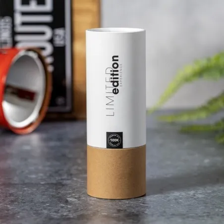 Gourde Éco-Design Personnalisée Unique Ninvux Matières : coton Couleurs : bleu impression logo haute qualité