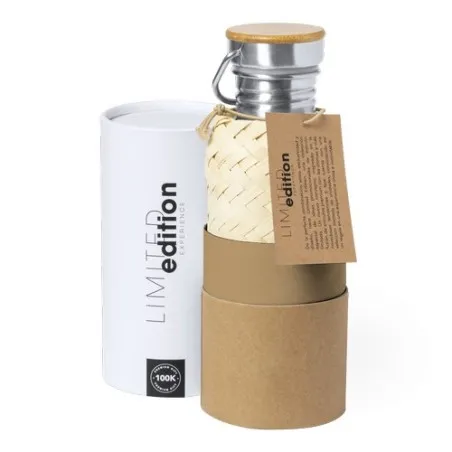 Gourde Éco-Design Personnalisée Unique Ninvux Matières : coton Couleurs : bleu cadeau client original