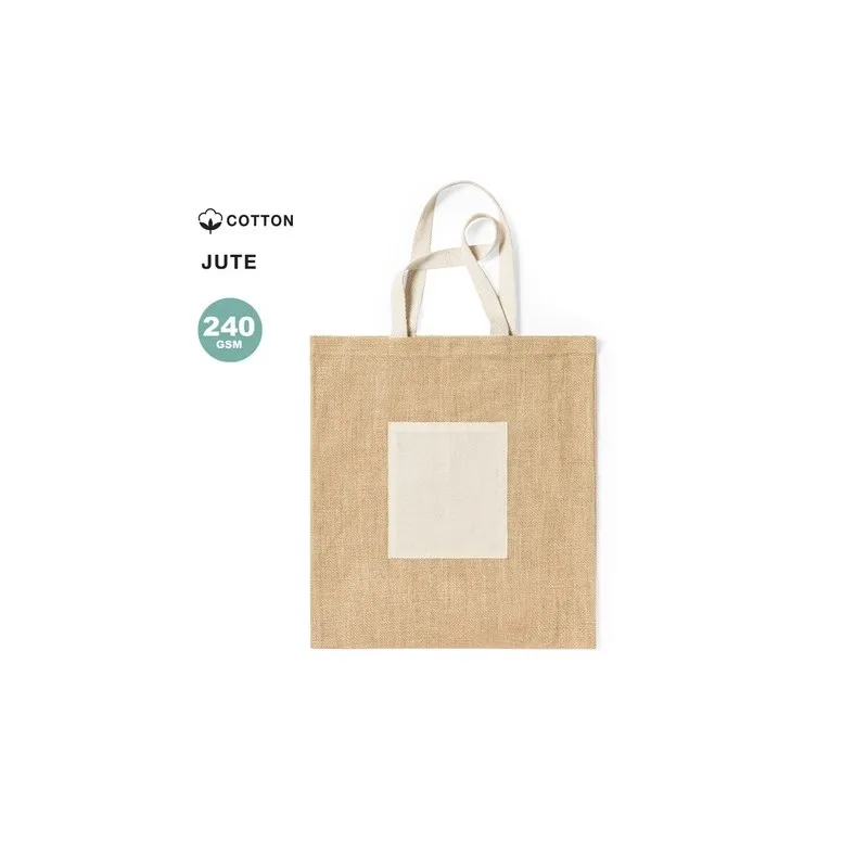 Sac Écologique et Résistant Personnalisé de Shopping - Flobux Matières : coton Couleurs : bleu clair personnalisable avec votre 