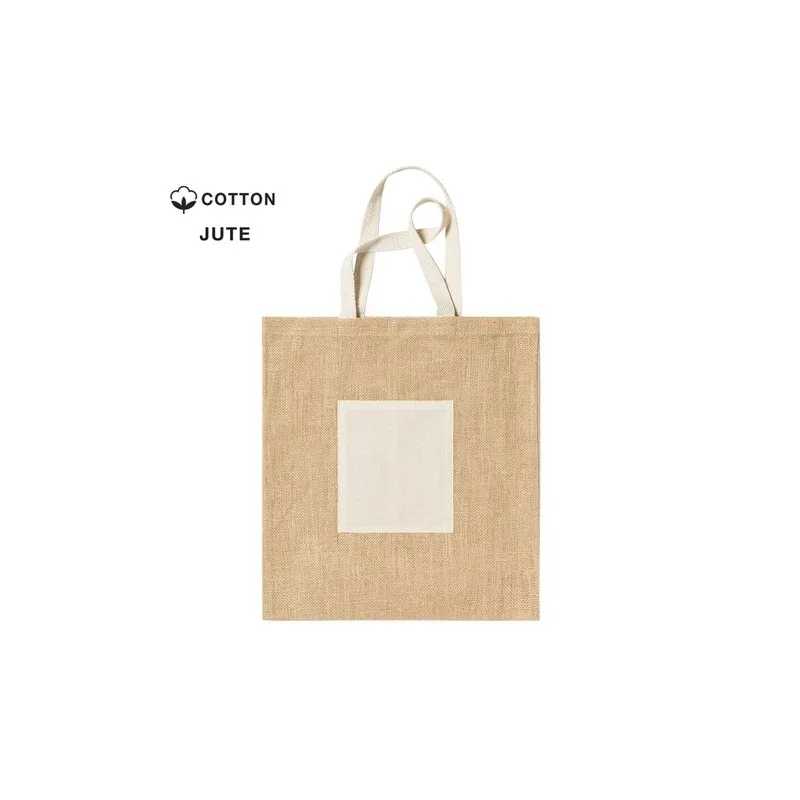 Sac Écologique et Résistant Personnalisé de Shopping - Flobux Matières : coton Couleurs : bleu clair goodies publicitaire événem