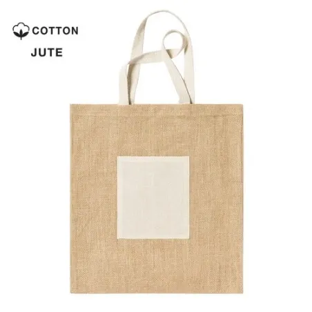 Sac Écologique et Résistant Personnalisé de Shopping - Flobux Matières : coton Couleurs : bleu clair goodies publicitaire événem