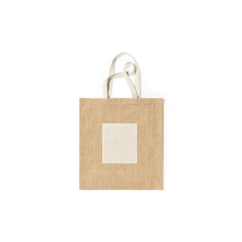Sac Écologique et Résistant Personnalisé de Shopping - Flobux Matières : coton Couleurs : bleu clair impression haute définition