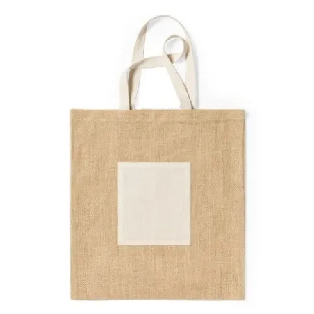 Sac Écologique et Résistant Personnalisé de Shopping - Flobux Matières : coton Couleurs : bleu clair impression haute définition