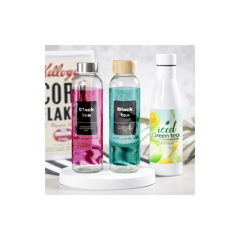 Gourde Écologique Personnalisée Sublimation Crafor Matières : bambou Couleurs : naturel marquage laser ultra précis