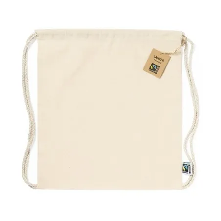 Sac à Dos Écologique Personnalisé 100% Coton Fairtrade Sanfer Matières : polypropylène (PP) Couleurs : noir