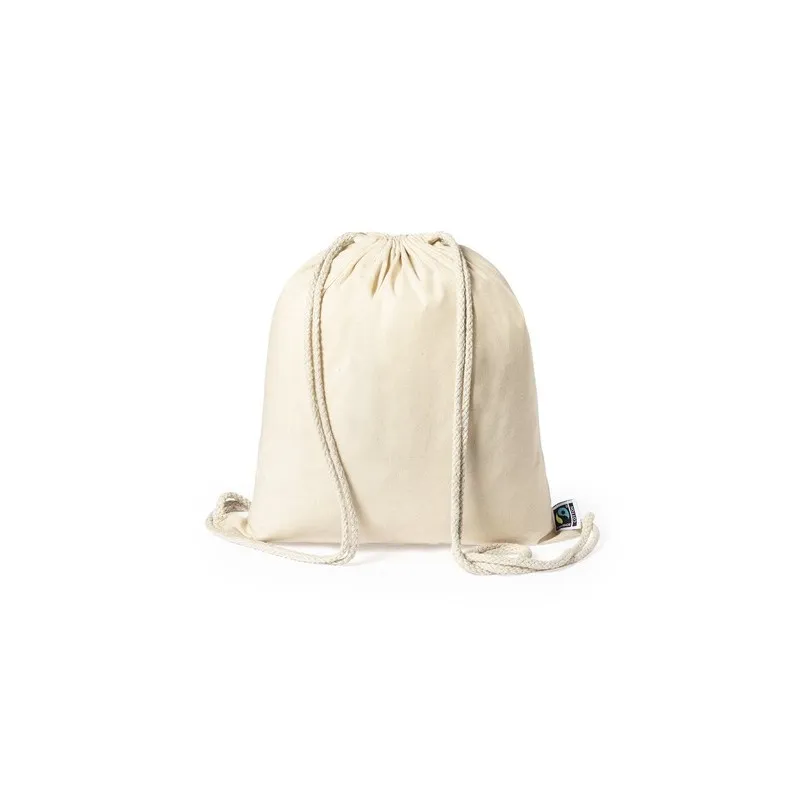 Sac à Dos Écologique Personnalisé 100% Coton Fairtrade Sanfer Matières : polypropylène (PP) Couleurs : noir cadeau entreprise pa