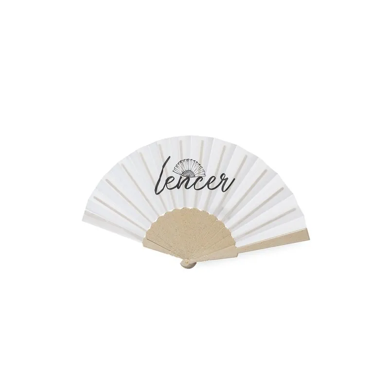 Éventail publicitaire écologique pas cher Lencer Matières : acrylique Couleurs : vert goodies publicitaire événementiel