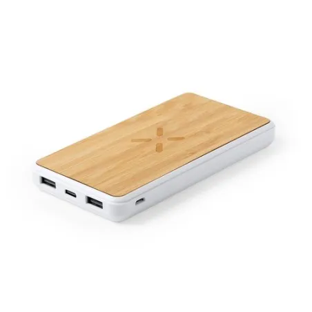 Chargeur Sans Fil Personnalisé Dickens Power Bank Matières : acrylique Couleurs : gris clair personnalisable avec votre logo