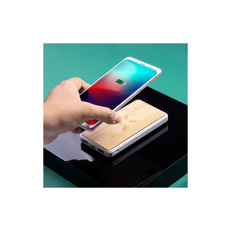 Chargeur Sans Fil Personnalisé Dickens Power Bank Matières : acrylique Couleurs : gris clair impression haute définition