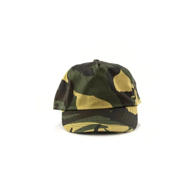 Casquette Personnalisable Camouflage Rambo Matières : aluminium Couleurs : argenté cadeau entreprise pas cher