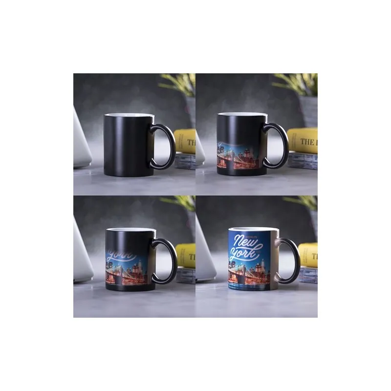 Mug Personnalisé de Sublimation Bardot Matières : spandex Couleurs : noir cadeau entreprise pas cher