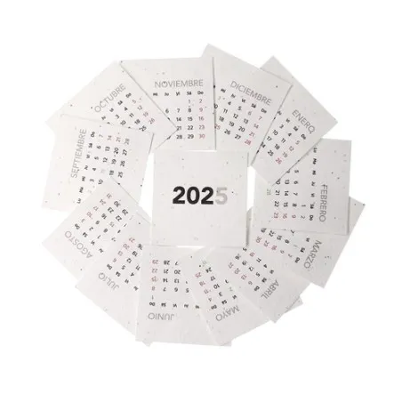 Calendrier Bureau Ensemencé Krily