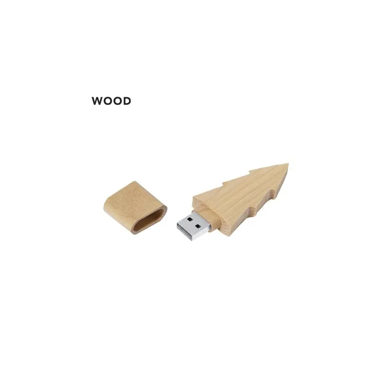 Clé USB 16GB personnalisée pas cher Neskup Matières : papier recyclé Couleurs : vert personnalisable avec votre logo