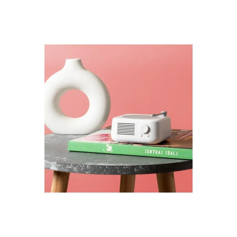 Haut-Parleur Bluetooth Personnalisé - Bitels Matières : liège Couleurs : brun impression haute définition