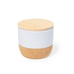 Bougie Personnalisée Aromatique Lin & Vanille - Lavolia Matières : PET recyclé Couleurs : gris