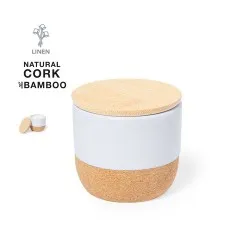 Bougie Personnalisée Aromatique Lin & Vanille - Lavolia Matières : PET recyclé Couleurs : gris 2