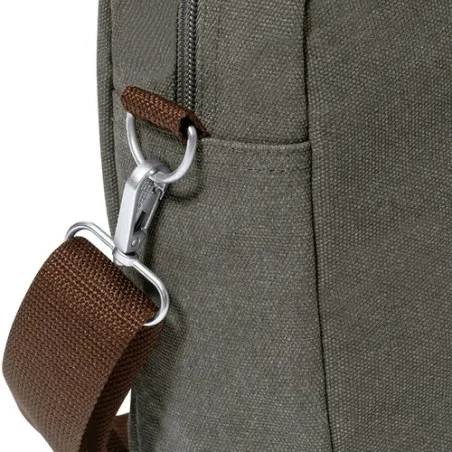 Sacoche d'Entreprise Personnalisée - Porte-Documents Tramez Matières : liège Couleurs : brun marquage laser ultra précis