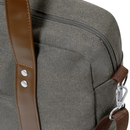 Sacoche d'Entreprise Personnalisée - Porte-Documents Tramez Matières : liège Couleurs : brun cadeau collaborateur premium