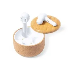 Écouteurs Bluetooth® écologiques Grigal avec élégance et performance Matières : polyester Couleurs : vert 2