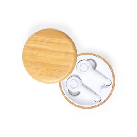 Écouteurs Bluetooth® écologiques Grigal avec élégance et performance Matières : polyester Couleurs : vert impression haute défin