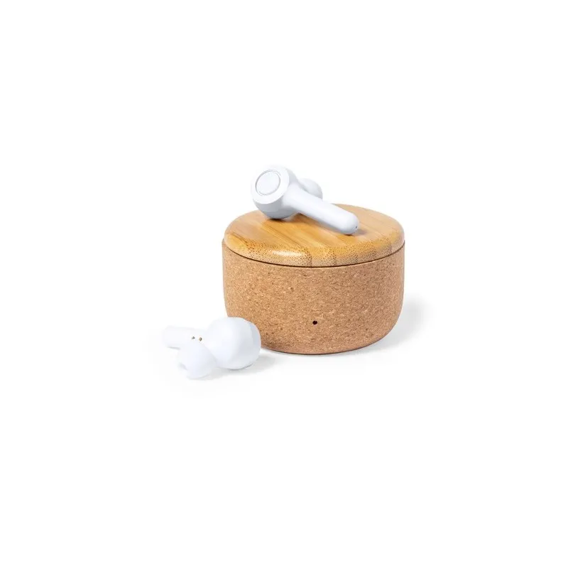 Écouteurs Bluetooth® écologiques Grigal avec élégance et performance Matières : polyester Couleurs : vert marquage laser ultra p