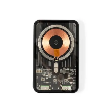 Power Bank Écologique Personnalisé Bramson - Accessoire High Tech à Port USB Matières : polyester Couleurs : rouge