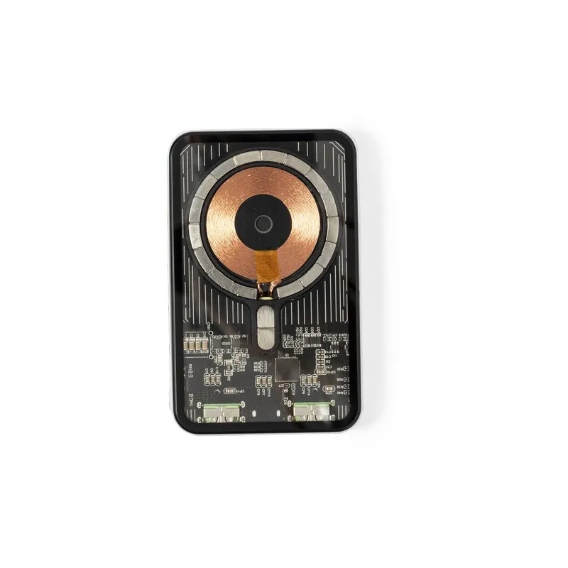 Power Bank Écologique Personnalisé Bramson - Accessoire High Tech à Port USB Matières : polyester Couleurs : rouge goodies entre