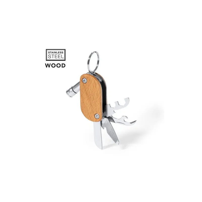 Porte-Clés Multi Outils Pratique et Personnalisé Polty Matières : polyester Couleurs : jaune