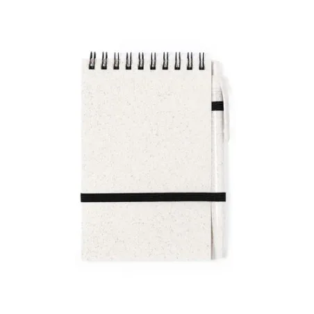 Cahier Écologique Pratique Personnalisé pas cher - Fanny Matières : caoutchouc Couleurs : rose