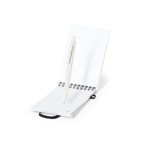 Cahier Écologique Pratique Personnalisé pas cher - Fanny Matières : caoutchouc Couleurs : rose impression haute définition