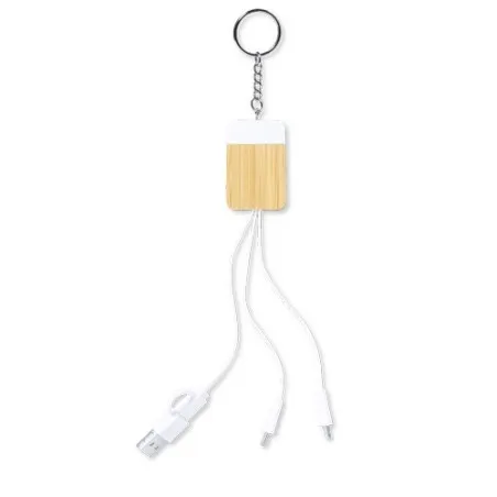 Câble de Charge Pratique Personnalisé pas cher - Brestin Matières : polyester Couleurs : noir marquage laser ultra précis