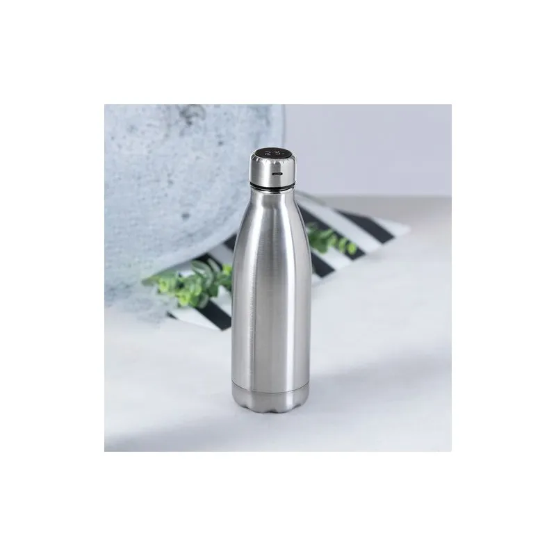 Bouteille Isotherme Personnalisée 500ml Économique - Chuck Matières : polyester Couleurs : vert objet promotionnel éco-responsab