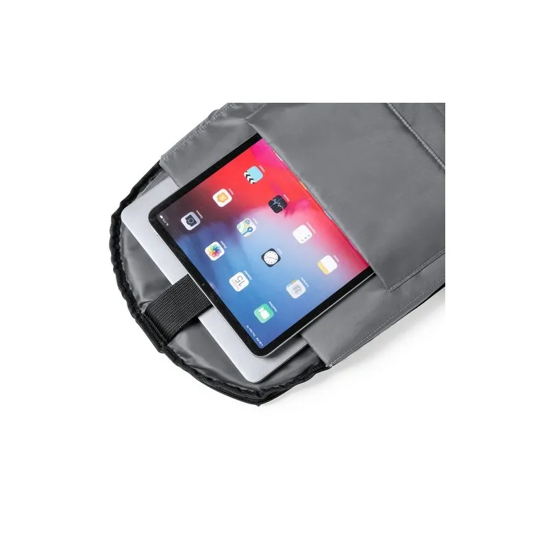 Sac à Dos Antivol Personnalisé Économique Frissa Matières : ABS Couleurs : gris marquage laser ultra précis