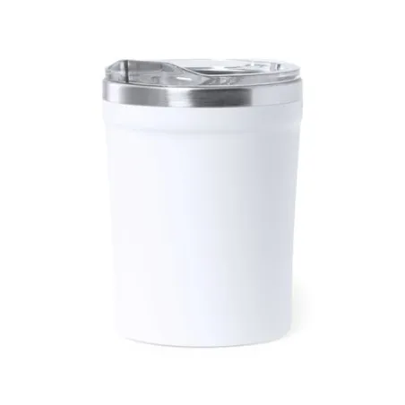 Mug Isotherme Personnel Écologique Harbin Matières : acier inoxydable Couleurs : argenté personnalisable avec votre logo